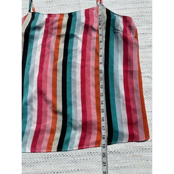 International Concepts Cami Top Women Extra Large Multicolor Stripe Sleeveless - Picture 4 of 5